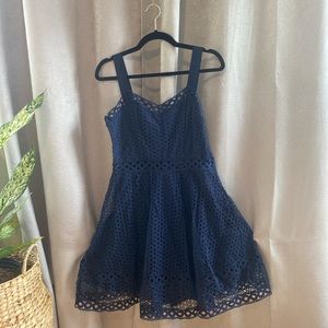 Navy lace AQUA dress